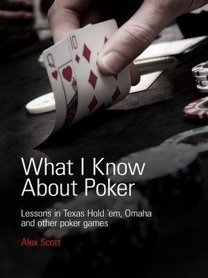 cover image of What I Know About Poker